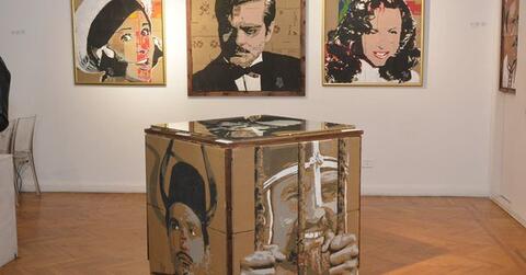 Carton Boxes in Cairo Streets Enrich Work of Egyptian Artist