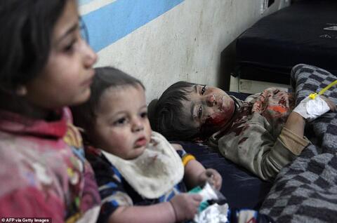 Syrian Regime Airstrikes Through The Eyes of Children