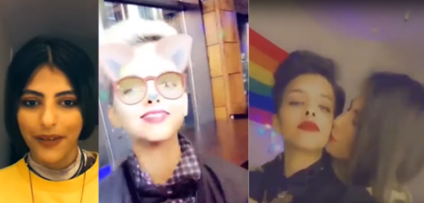 Two Saudi Lesbian Women Declare Their Love Publicly and Celebrate Valentine's on TV