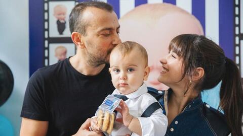 Hazal Kaya and Ali Atay Celebrate Their Son's First Birthday By Throwing Him The-Boss-Baby-Themed Party