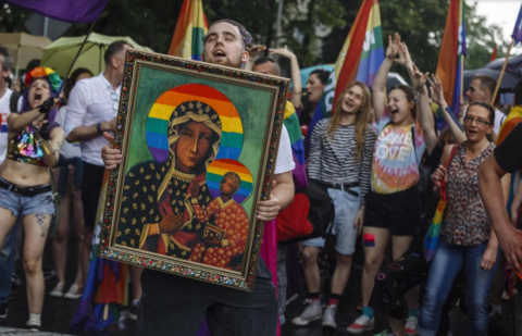Polish Activists on Trial For Picturing The Virgin Mary, Baby Jesus as LGBT-Affiliates