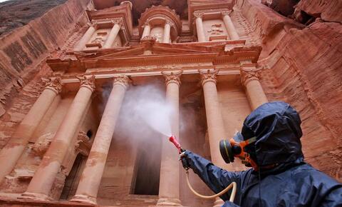 Jordan's COVID-19 Chaos: Protests Defying Curfew, Tear Gas And Internet Disruptions