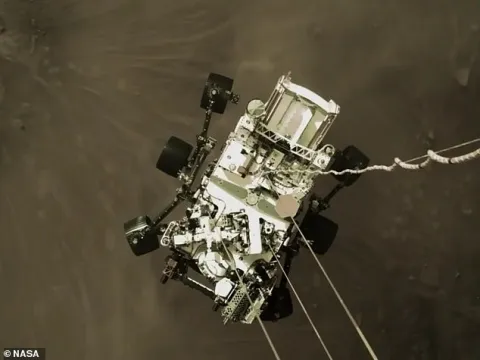 NASA Drops Helicopter on Martian Soil 