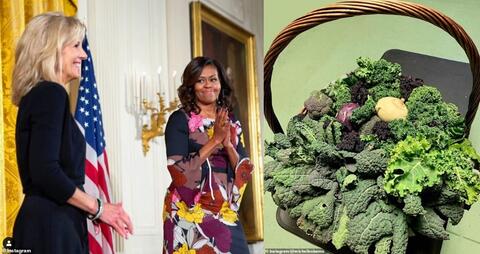 'Love You, Jill!' Michelle Obama Receives a 'Care Package' of Vegetables