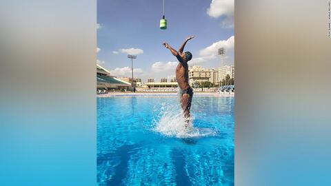 A Down Syndrome: Egyptian Swimmer Chosen UN Spokesman 
