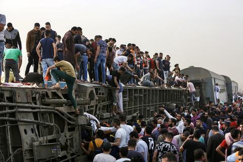 Egypt Train Accident's Death Toll up to 23