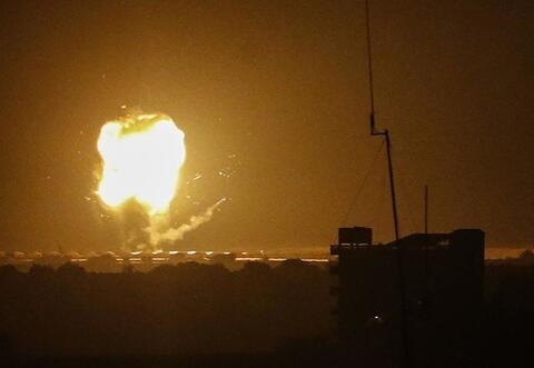 Israeli Warplanes Strike Gaza 