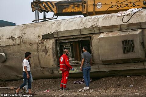 Egypt Train Accident's Death Toll up to 23