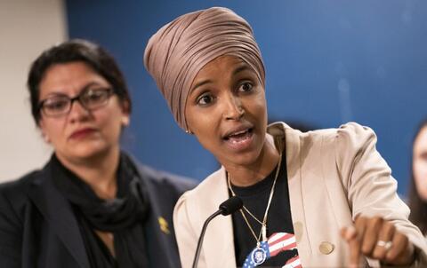 Anger at Ilhan Omar's Tweet Equating Hamas, Israel, the Taliban, and the US