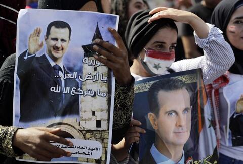 Syrians Hold Mock Presidential Elections in Germany