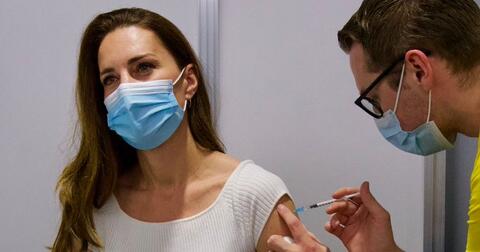 Kate Middleton Receives Her First Dose of The Covid Vaccine
