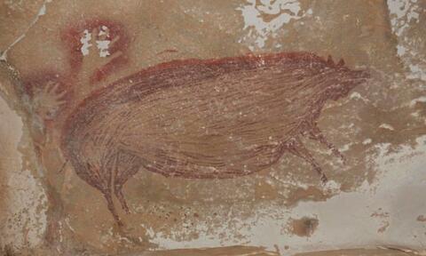 Climate Change Destroys Ancient Art Cave in Indonesia