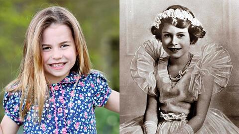 Just Like Gan-Gan! Princess Charlotte Is the Spitting Image of Her Great-Grandmother the Queen (Pictures)