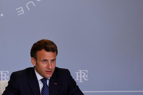 Macron: When in EU Meeting Talk in French, Not English!