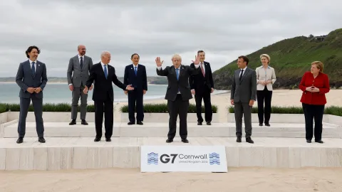 G7 Summit Kicks Off in Cornwall 