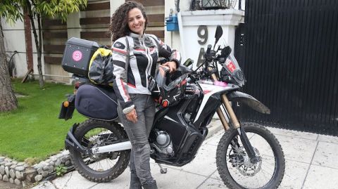Turkish Academic Explores Africa Alone on Her Motorcycle
