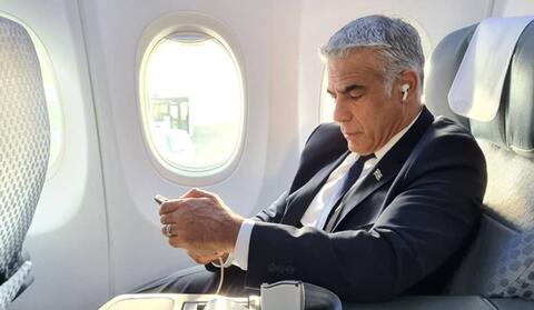 Israeli Foreign Minister Yair Lapid Lands in UAE