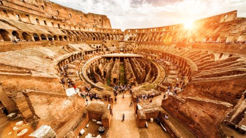First Time:  Visitors Can Walk Under Rome's Colosseum in Style!