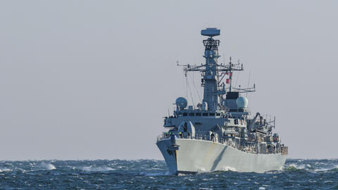 Russian Military Fires Shots at British Royal Navy Ship!