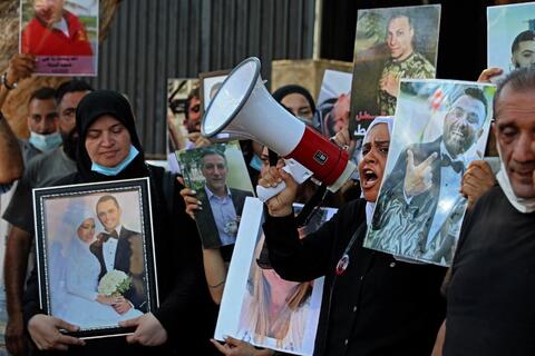 Families of Victims of The Beirut Blast Call For Justice