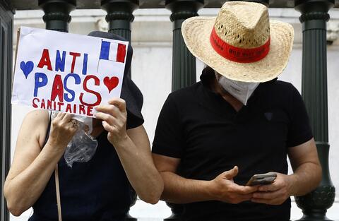More Than 200,000 People Protest Health Pass in France