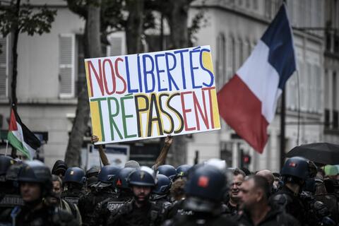 More Than 200,000 People Protest Health Pass in France