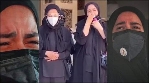 Devastating Video of Amy and Donia Samir Ghanem Touching Their Mother Dalal Abdel Aziz’s Coffin for the Last Time