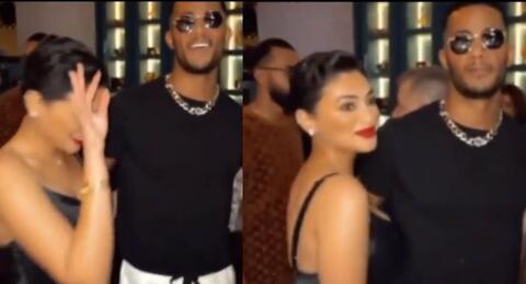 محمد رمضان يتحسس مؤخرة شوق الهادي بفيديو صادم!