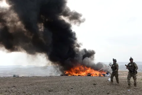 Taliban Fighters Flog Man Publicly in Kabul Over Claims of Stealing