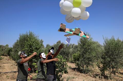 Sirens Blare Near Israel’s Border With Gaza