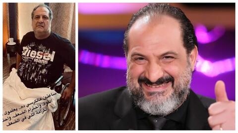 خالد الصاوي يقلق متابعيه بصورته على كرسي متحرك ويتعرض للشتم من والدته!