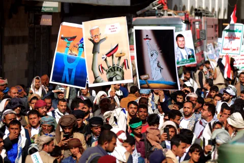 Saudi Air Defenses Destroy Houthi Drone