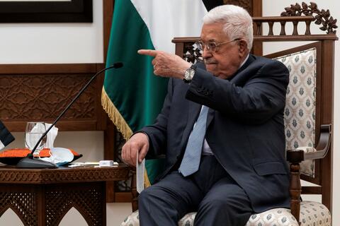 Palestinian President Meets Jordanian Foreign Minister