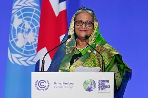 Sheikha Hasina Tells World to be Gentle With 'Climate Migrants'