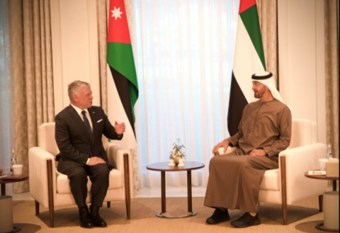 Jordan King Meets Abu Dhabi Crown Prince
