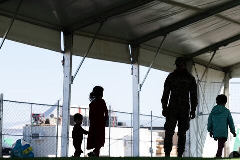 Afghan Refugees Look Forward to Their New Home in Italy 