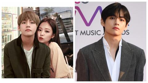 V من فرقة BTS يحدث فوضى بعد متابعته جيني من BLACKPINK.. وهذه الحقيقة