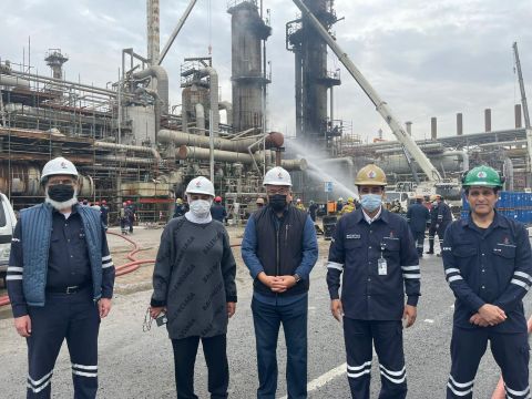 الكويت.. وفاتين بحريق في مصفاة الأحمدي