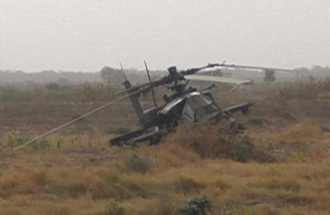 تدمير مروحية نقلها الحوثي من مطار صنعاء لمأرب