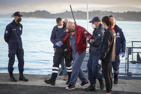  Greek Rescuers Battle Time to Save People From a Ferry Fire