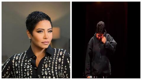 شيرين عبدالوهاب تصدم الجميع بإطلالتها ووزنها الزائد.. وبكائها يثير تعاطف جمهورها
