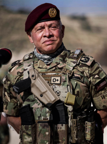 اول صورة للملك عبدالله الثاني بعد اجرائه عملية جراحية