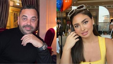 في أول ظهور لهما: طارق العريان و نيكول سعفان يهنئان بالعيد
