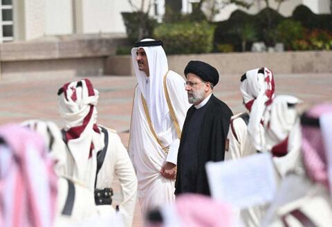 Qatari Emir Lands in Iran to Support Nuclear Talks (AFP)