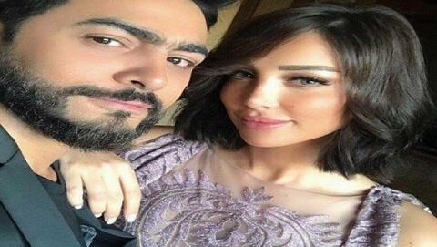 الظهور الرسمي الاول لأبناء تامر حسني و بسمة بوسيل