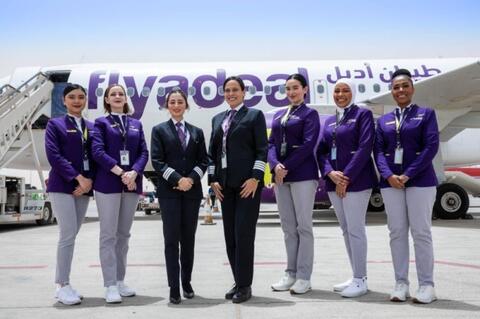 Saudi Women Fly Towards Equality! Flyadeal Operates First All-female Trip
