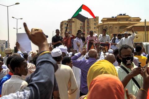 On 3rd Year: Pro-democracy Protesters  Take to The Sudan Streets 