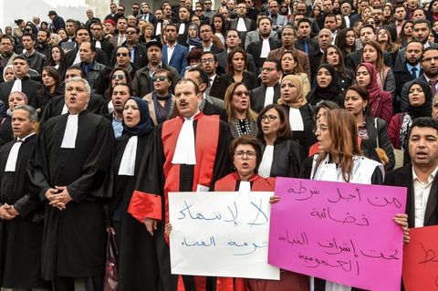 Tunisians Start Nationwide Strike Against Kais Saied 