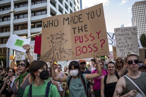 Protests Held For Second Day After Supreme Court's Abortion Ruling