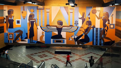 Are Cairo Metro Paintings Stolen From a Russian Artist? 